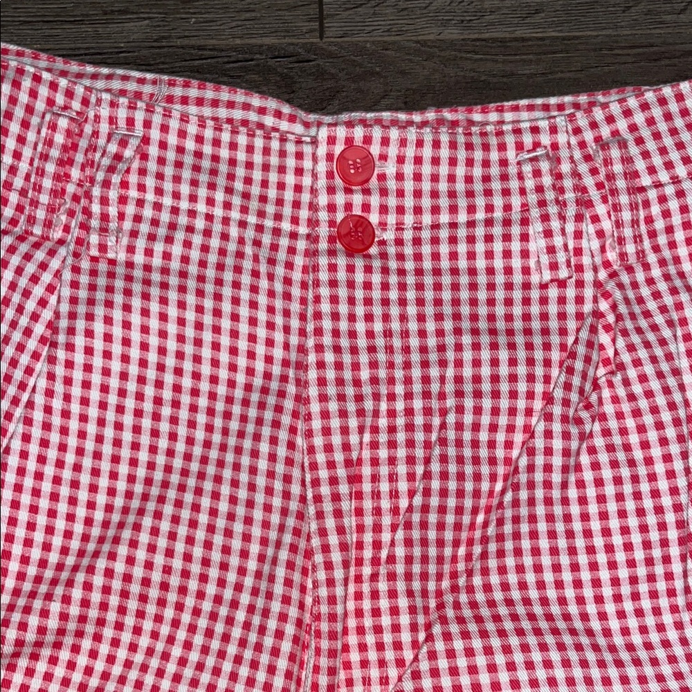 Basic Editions Pink And White Gingham Shorts. - image 3